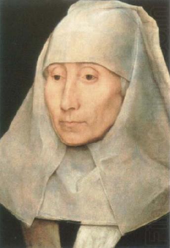 Hans Memling Portrait of an old Woman china oil painting image